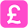 Currency Pound Icon 32x32 png